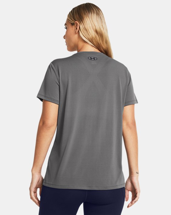 เสื้อแขนสั้น UA Tech™ สำหรับผู้หญิง in Gray image number 1